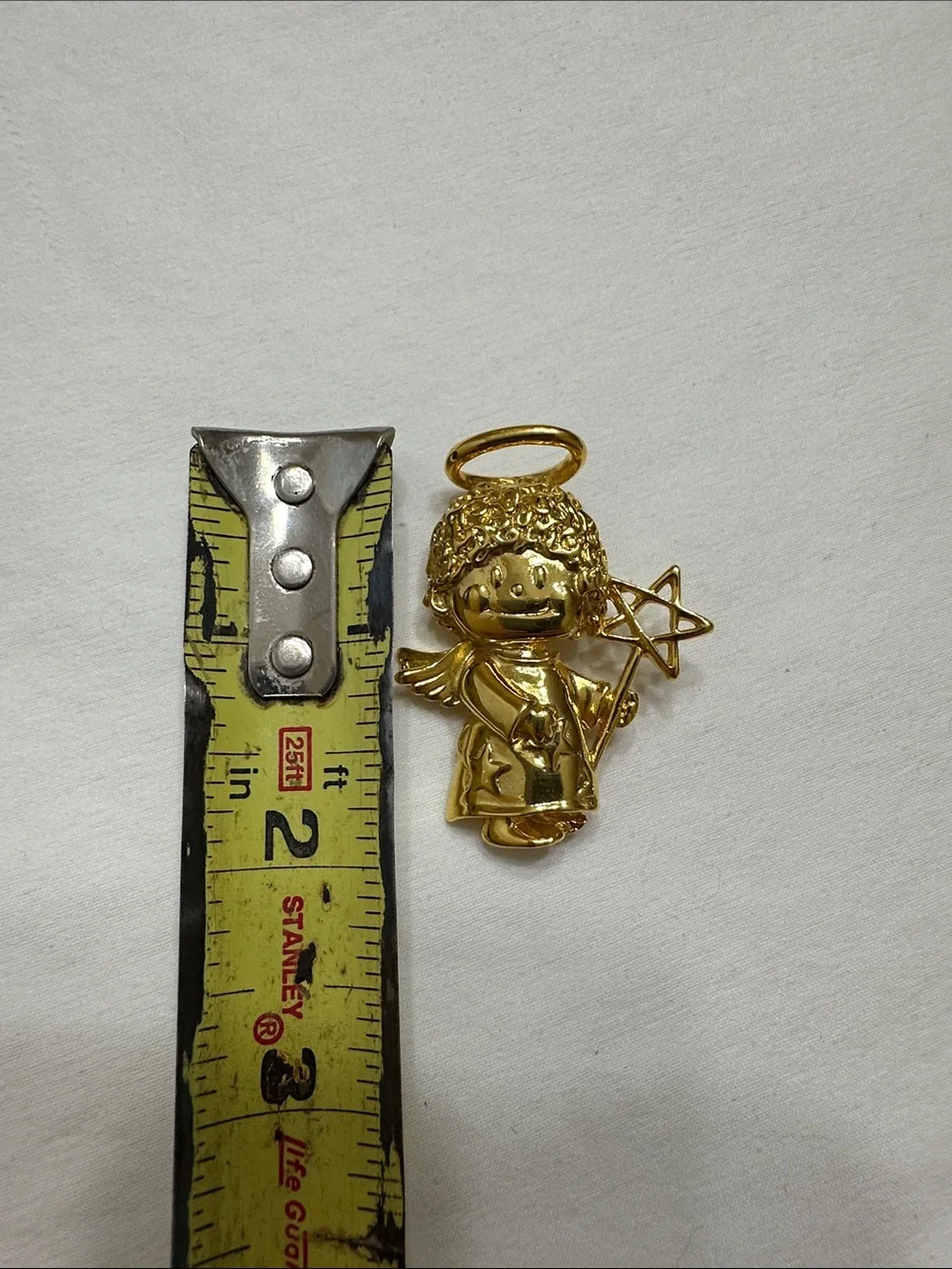 Gold Angel Charm Pendant - Women Jewelry